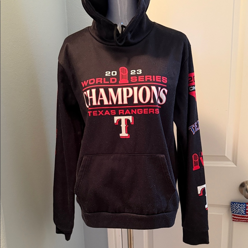 Texas Rangers Champions Black Hoodie